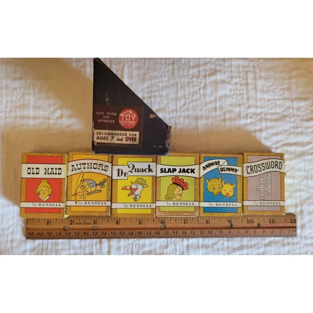 Library Of Games, The Toy House, Antique, Very Good Condition~ Cool Game